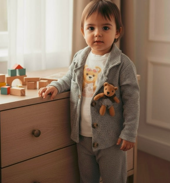 CONJUNTO DE ROPA CASUAL DE 3 PIEZAS