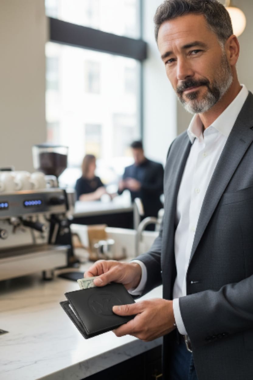 CARTERA MICHAEL KORS CON LOGOTIPO MK