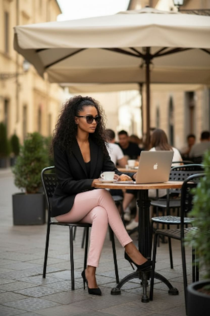 JEGGINGS REGULAR ELASTICOS DE TIRO ALTO