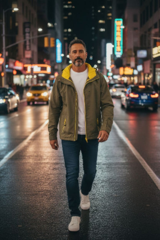 CHAMARRA VERDE OLIVO WIND RIVER