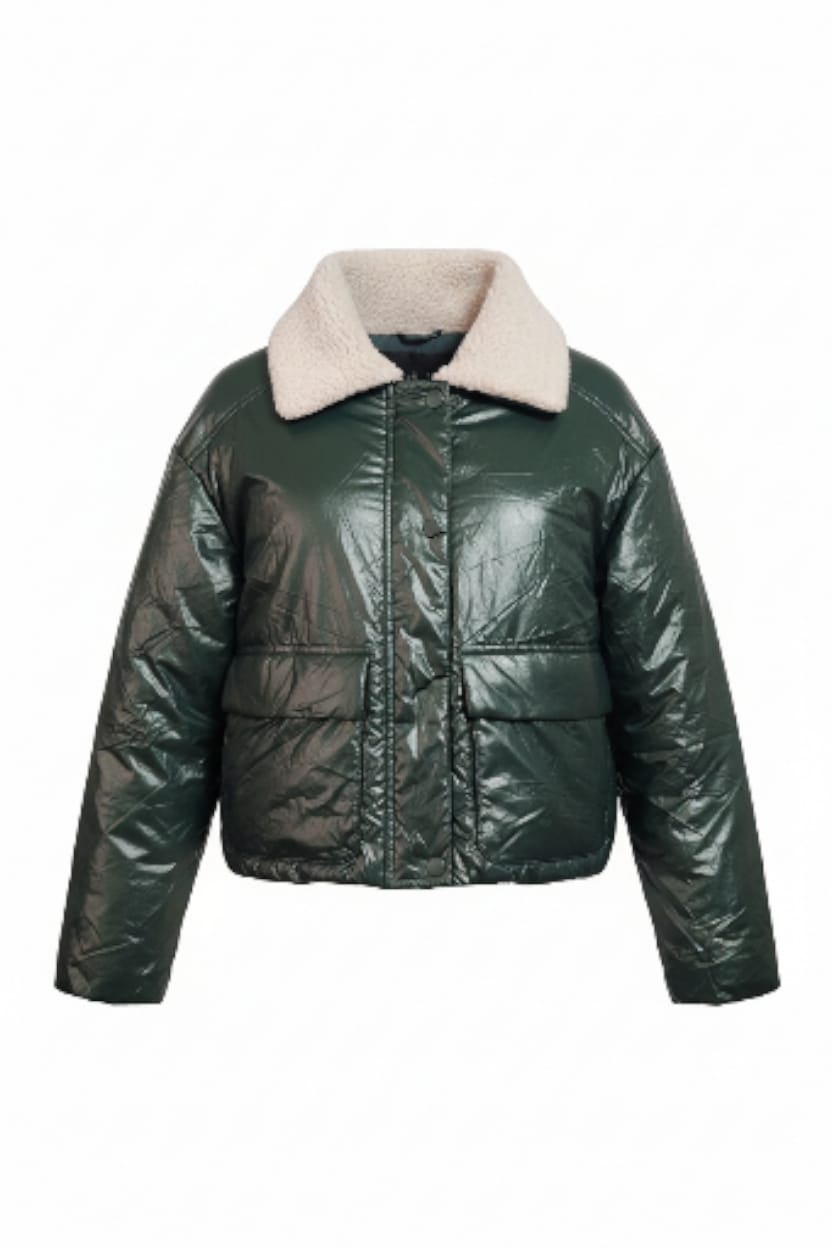 CHAMARRA-CASUAL-ALL IN MOTION-VERDE-TALLA ( M )