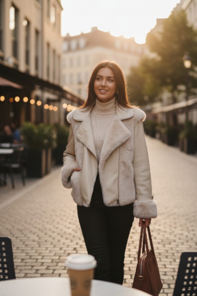 20272/CHAMARRA-CASUAL-ROOSEVELT-BEIGE-TALLA ( XL )