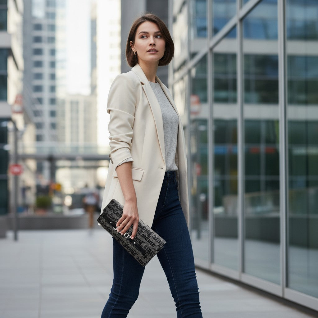 CARTERA TIPO SOBRE HOLOGRAM DE JUICY COUTURE